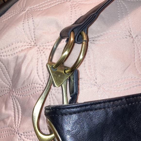 Really nice and in great condition black bag from Europe. Measures 14x12”. - Picture 2 of 6